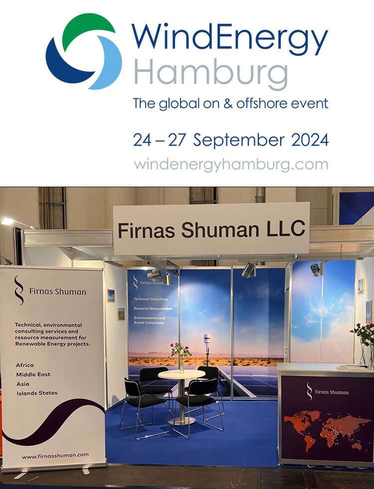 Firnas Shuman Booth at Wind Energy Hamburg